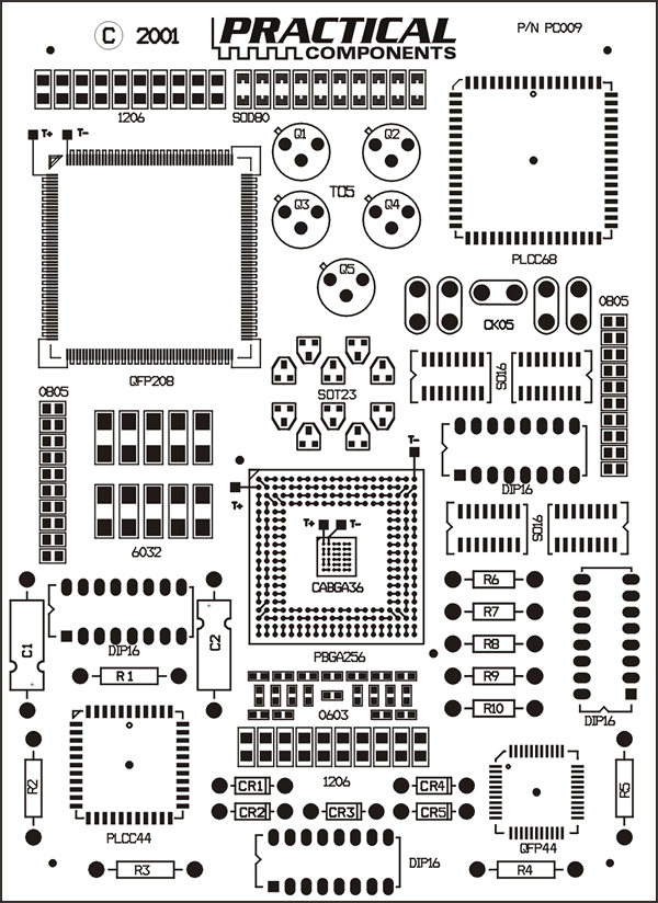 PCB009 Mixed Technolgy Board PCB009 Mixed Technology Board